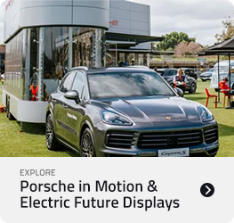 Porsche in Motion & Electric Future displays