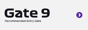 Enter through Gate 9