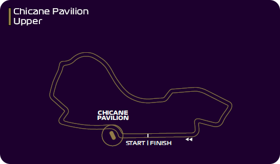 Chicane Pavilion Upper Hospitality Suite