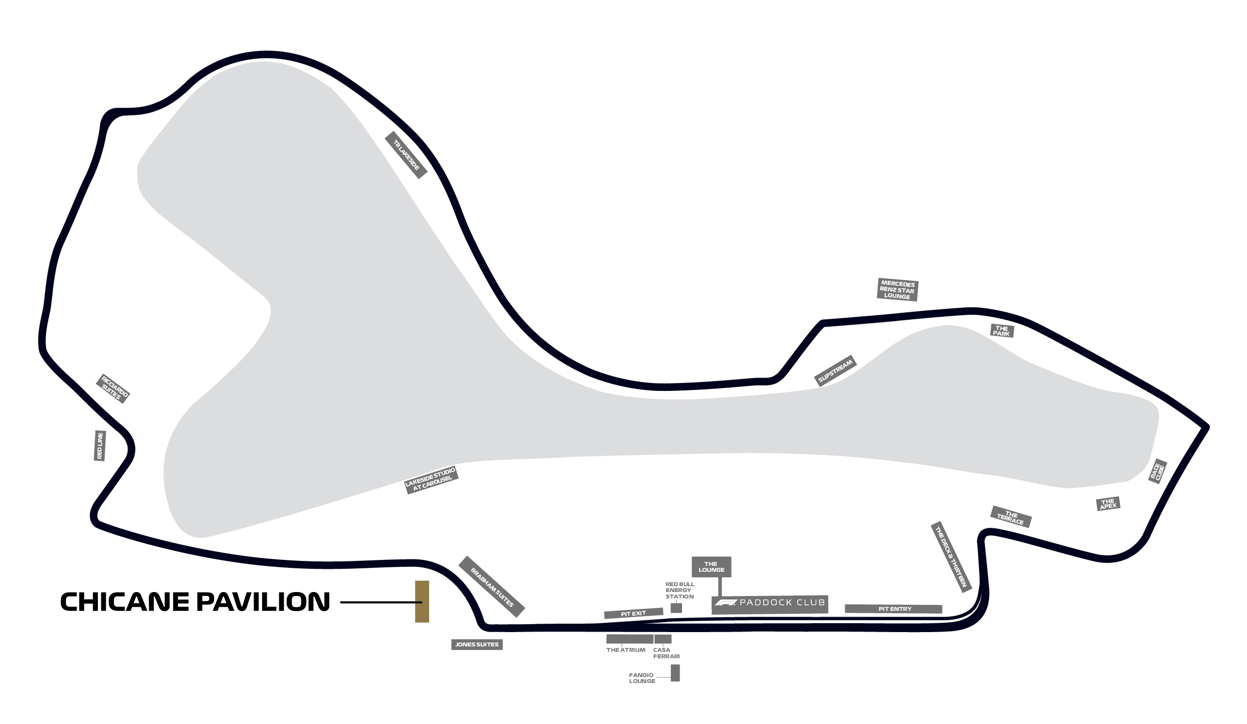 Map of Chicane Pavilion Upper