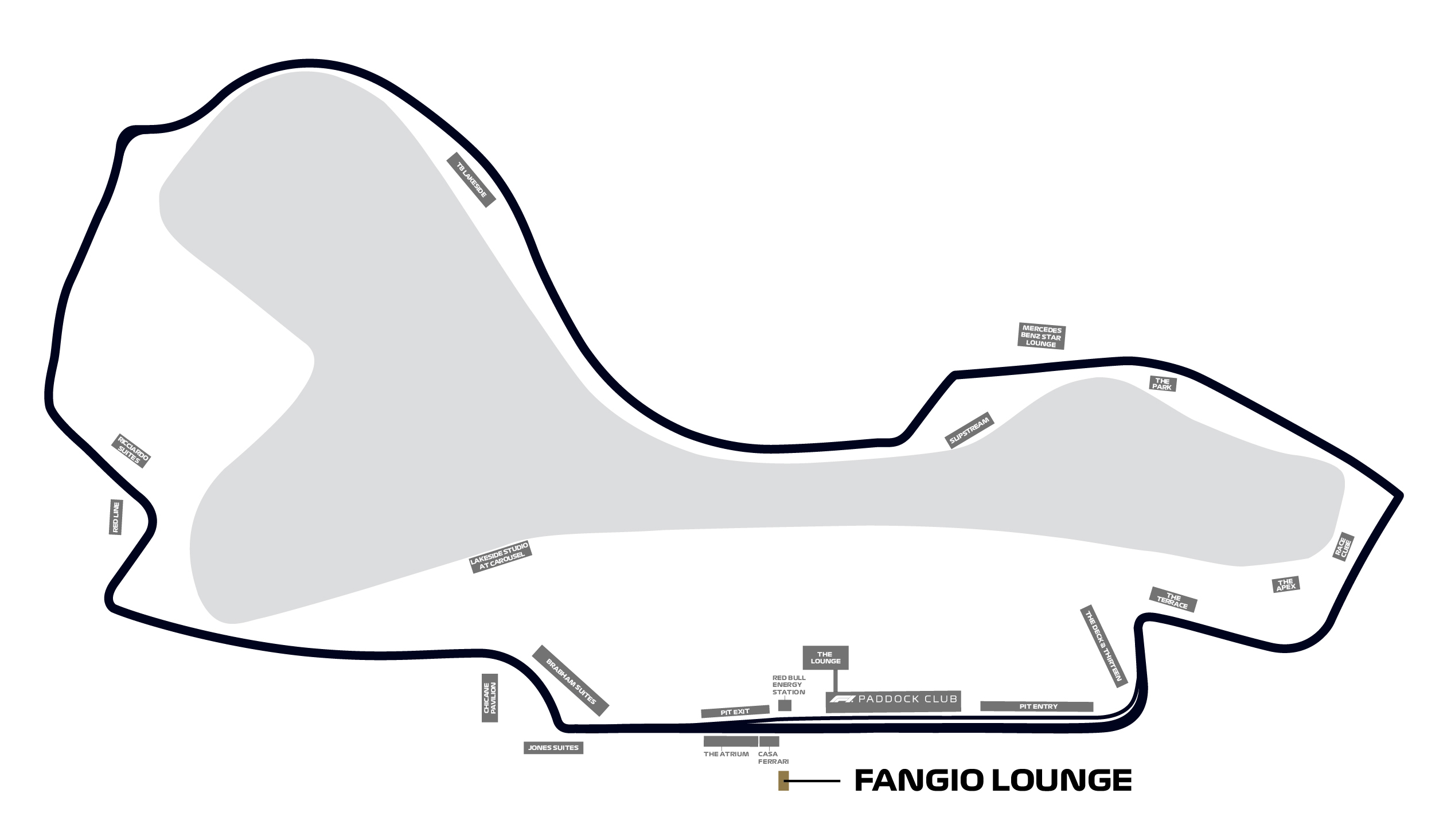 Map of Fangio Lounge