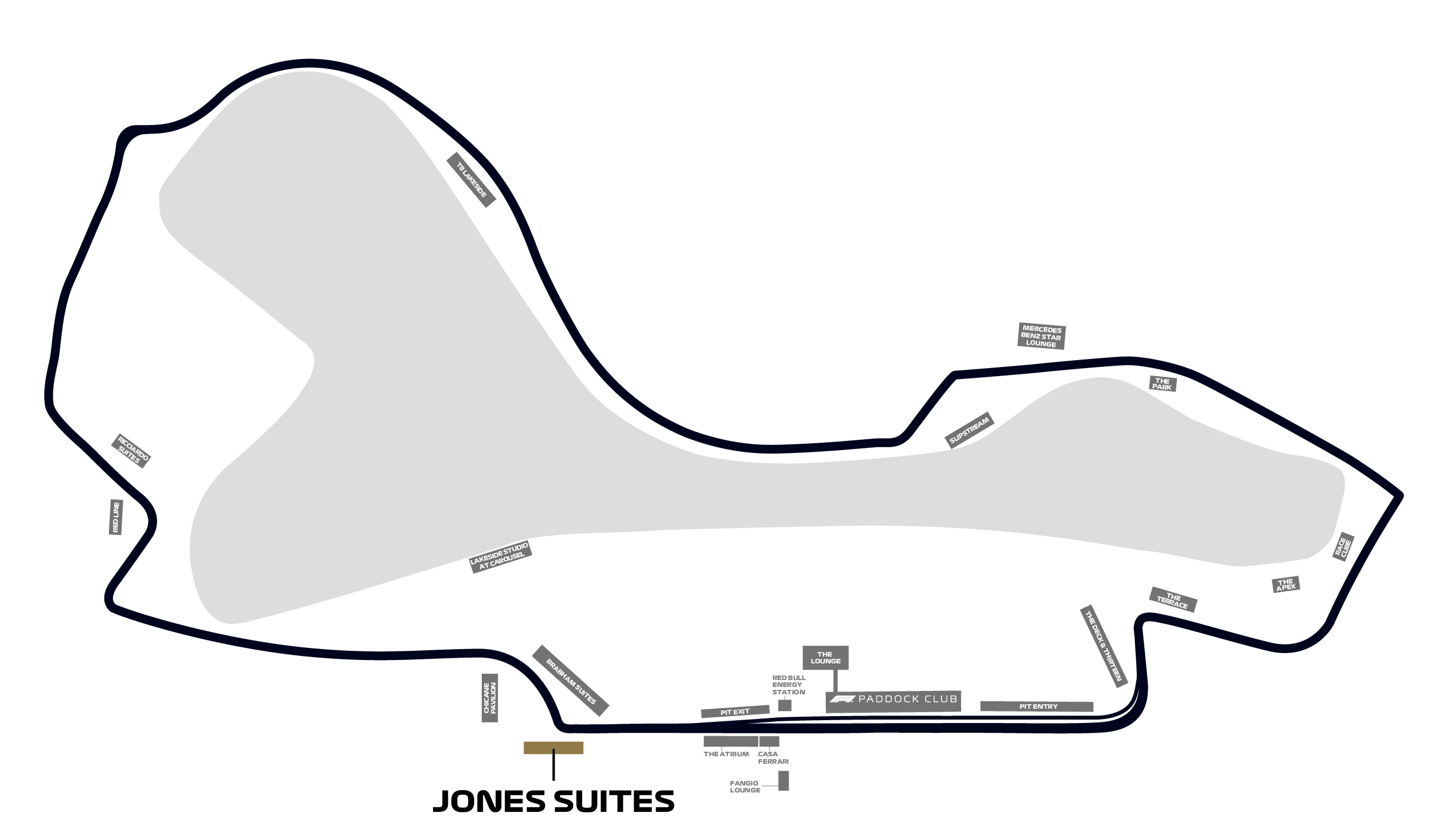 Map of Jones Suites