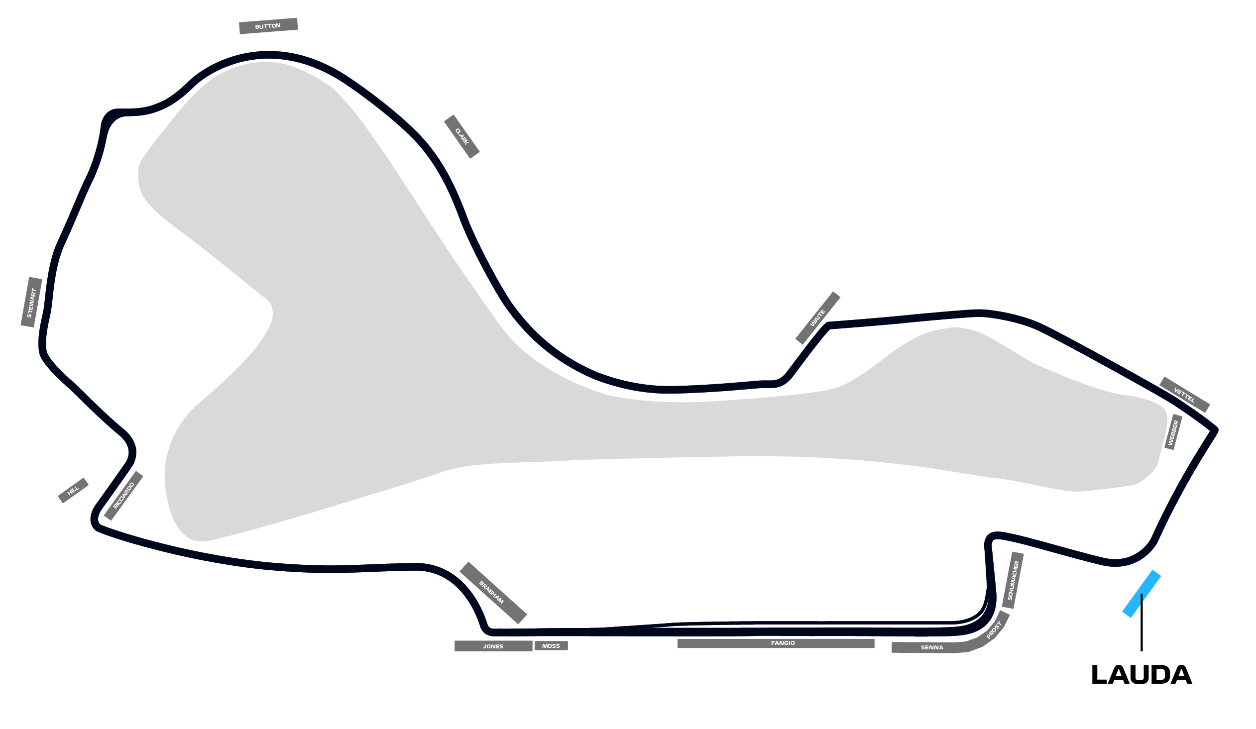 Map of Lauda Grandstand
