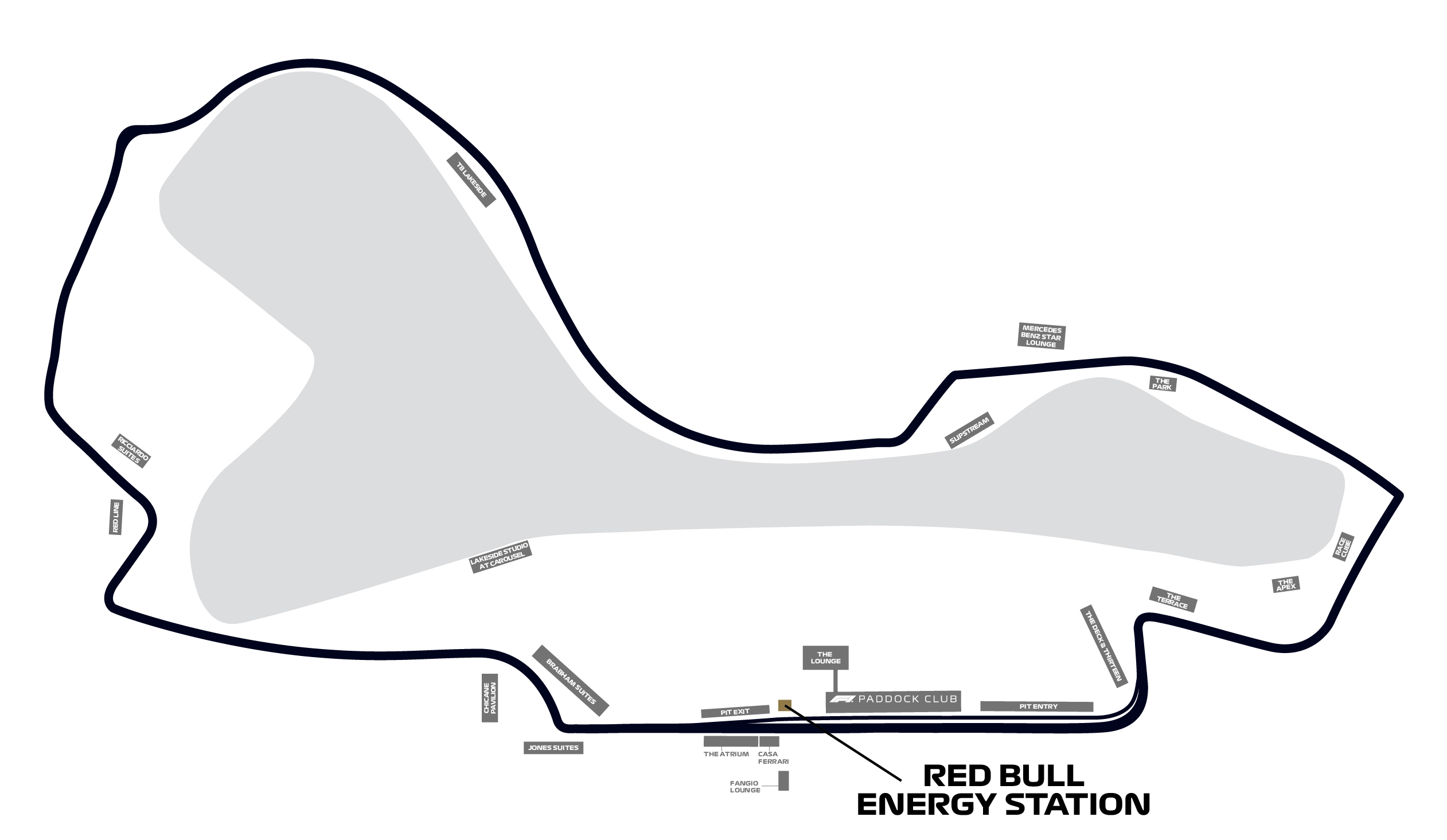Map of Red Bull Energy Station