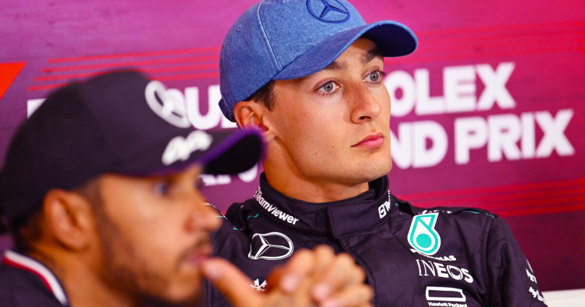 George Russell FORMULA 1 QATAR AIRWAYS AUSTRALIAN GRAND PRIX 2026 FOR HEADERS24 Russell Heartbreak Hands Hamilton Victory 