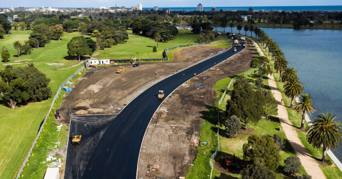 Albert Park Track Evolution FORMULA 1 AUSTRALIAN GRAND PRIX 2024 Albert Park Track Evolution FORMULA 1 AUSTRALIAN GRAND PRIX 2024