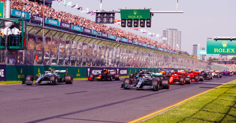 formula 1 schedule est