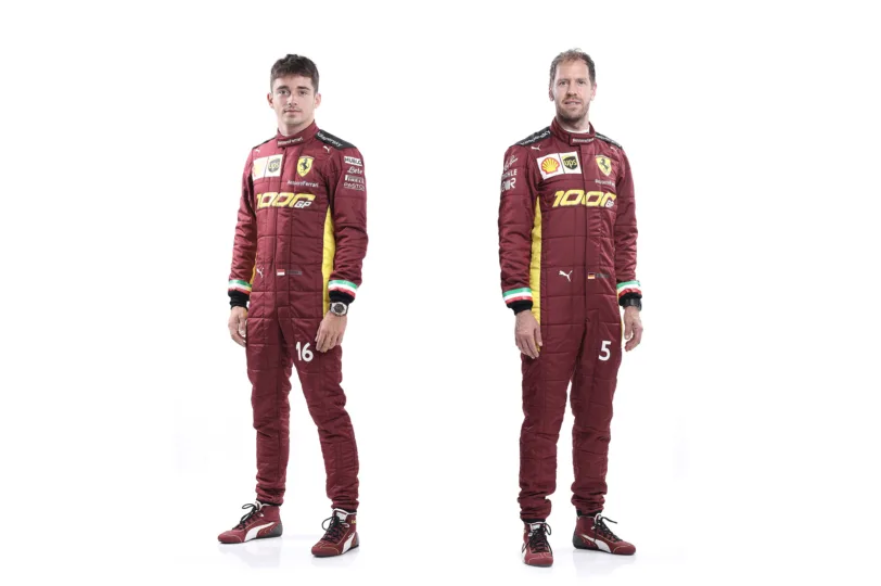 FOR NEWS20 Ferrari unveil special 1000th gp livery G2