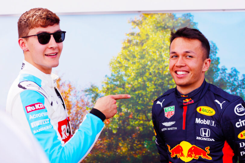 FOR DP20 Alex Albon and George Russel 2020