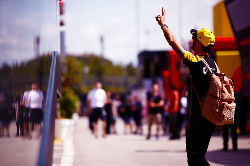 FOR DP20 Daniel Ricciardo 2020 Paddock