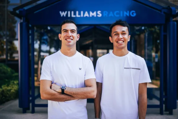 FOR SOCIALS21 alex albon and nicholas latifi will drive for williams in 2022
