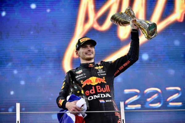 FOR SOCIALS22 max verstappen joy at dramatic first f1 world title