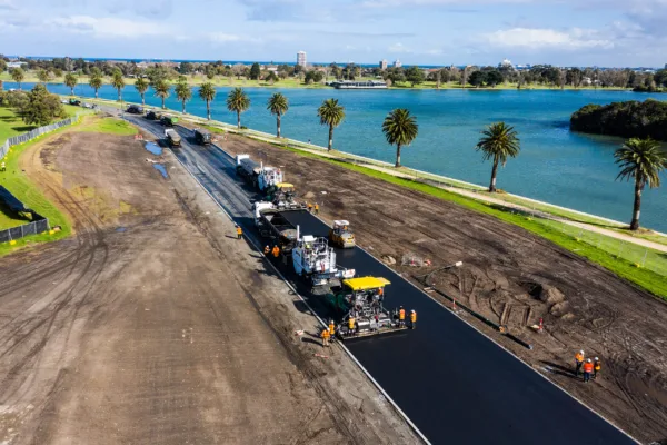 FOR SOCIALS22 exploring the brand new 2022 albert park grand prix circuit