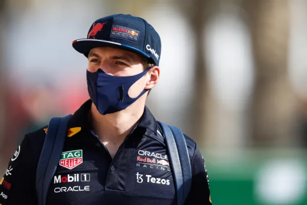 FOR SOCIALS22 verstappen laughs off hamiltons pre season scepticism