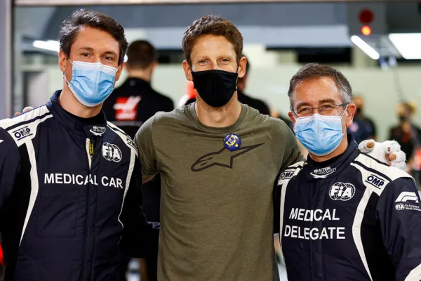 FOR NEWS20 Grosjean returns to bahrain track