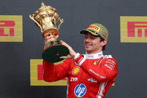FOR HEADERS26 leclerc victorious in action packed british grand prix as antonelli falters