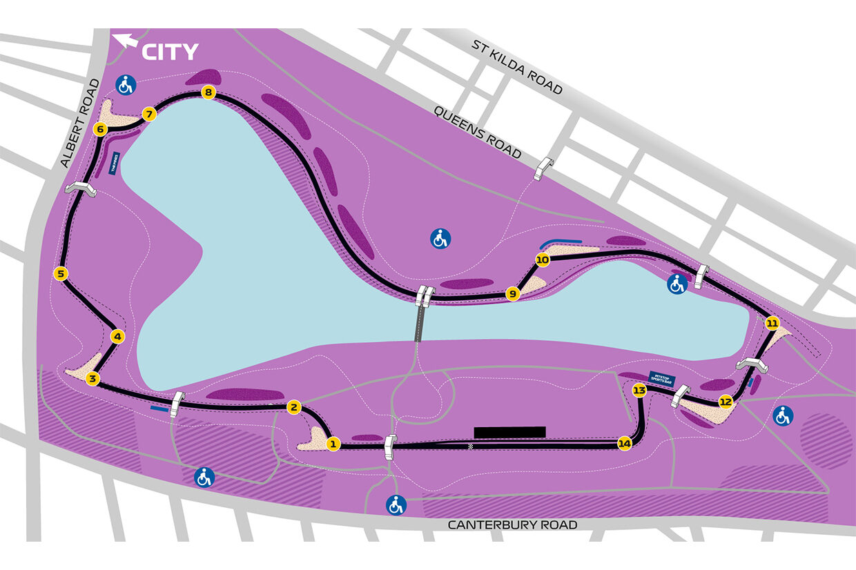 FOR GP22 PARK PASS MAP