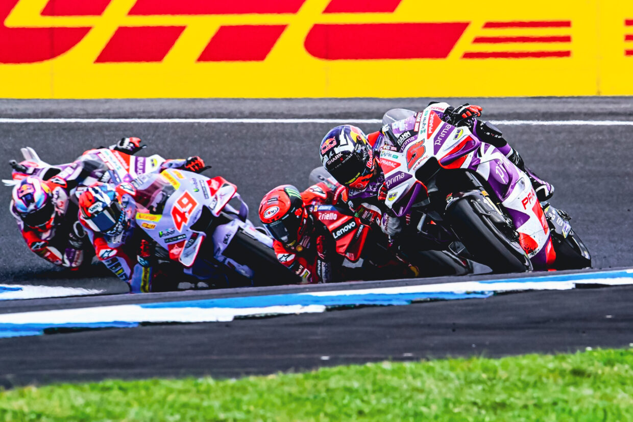 Moto GP Battle for the Lead